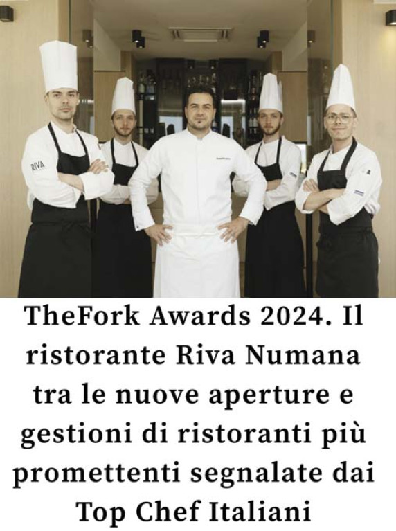 Riva Restaurant ai TheFork Awards 2024